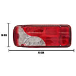 Lanterna Traseira Botinha LED para Caminhão Scania S4 / S5 Lado Esquerdo