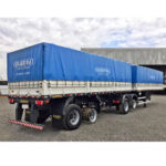Par Para-Lama Traseiro para Carreta Bitrem Guerra Universal