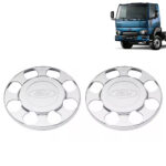 Par Sobre Tampa Cubo Cromada Traseira para Caminhão Ford Cargo 1119