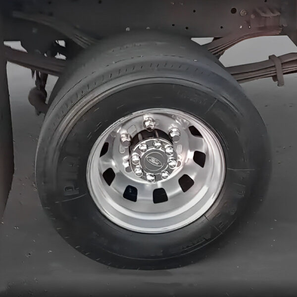 Par Sobre Tampa Cubo Cromada Traseira para Caminhão Ford Cargo 1119