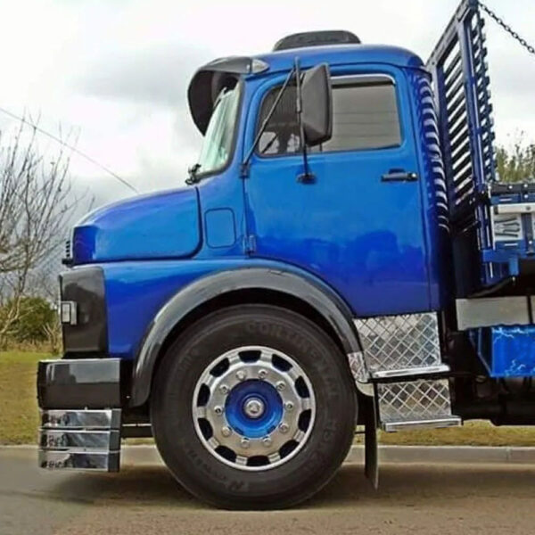 Kit Estribos Cromados para Caminhão MB 1113 1513 1313 1318...
