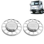 Par Sobre Tampa Cubo Cromada Traseira para Caminhão Ford Cargo 3/4