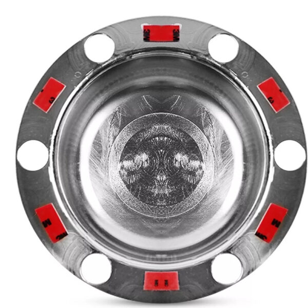 Par Sobre Tampa Cubo Cromada Dianteira para Caminhão Ford Cargo 2042 / 2842 Extra Pesado