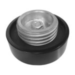 Tampa Antivazamento Alumínio Preta para Tanque Combustível Caminhão Scania / Ford / VW / MB