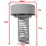 Bocal Antifurto Diesel Com Chave para Tanque Combustível Volvo / Iveco / Mb / Daf / Man