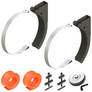 Peças Para Montagem Tanque Inox Lateral 660 MM de Diâmetro
