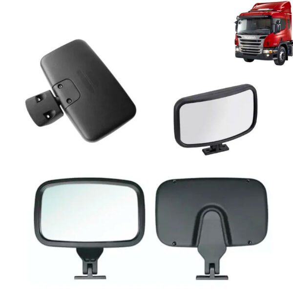 Espelho rampa lateral Compatível com o Caminhão Scania S4 S5 P G R 114 124  148327  1484076 1916864
