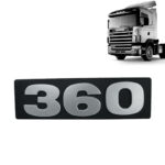 Letreiro Emblema Frontal 360 Para Caminhão Scania S4 até 2004