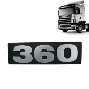 Letreiro Emblema Frontal 360 Para Caminhão Scania S4 até 2004