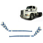 Kit  Faixa Adesiva para Caminhão Volvo NL Azul