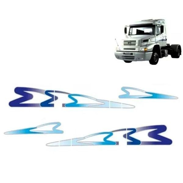 Kit Faixa Adesiva para Caminhão Mb 1938 Azul