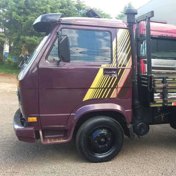 Kit Faixa Adesiva Prata para Caminhão Vw 1989 Ouro