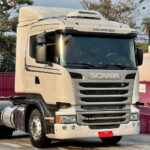 Kit Tapa Sol Scania Streamline com suporte de adaptação para Scania S4 e S5 Antigo + Lanternas