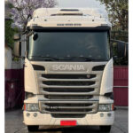 Kit Tapa Sol Scania Streamline com suporte de adaptação para Scania S4 e S5 Antigo + Lanternas