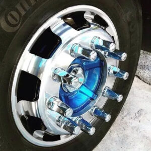 Kit 20 Capas Porca Cromada Belga 32 / 33 MM