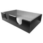 Caixa para Fogareiro Madeira / Inox 47 x 29 x 10,5 cm