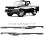 Conjunto Faixa Adesiva para Chevrolet D20 1996 Cabine Simples