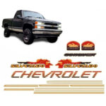 Conjunto Faixa Adesiva para Chevrolet Silverado Conquest 1999