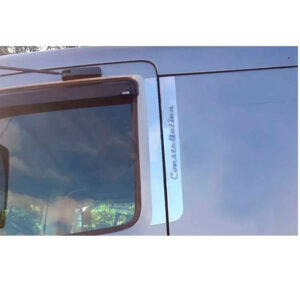 Par Aplique Inox Coluna da Porta para Volkswagen Constellation