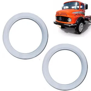 Par Faixa Branca Dianteira / Traseira para Caminhão Roda 20 / 22,5