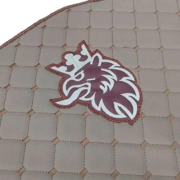 FORRO DE PORTA LUXO EM COURO COURVIN MOSAICO CAMINHÃO SCANIA 124 S4