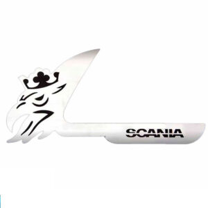 Moldura Inox Grifão Maçaneta de Porta Compatível com o Caminhão Scania a Partir de 98