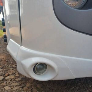 Kit Aplique Farol Auxiliar para Caminhão Vw Constellation 2 Estribos + Faroletes LED
