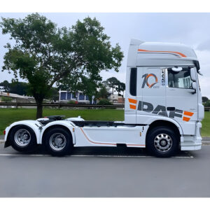 Defletor Carenagem Lateral Tanque para Caminhão Daf XF 6x2 3600 mm