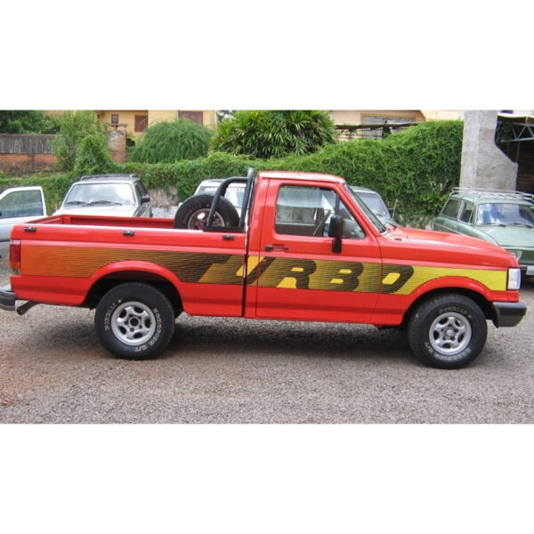 Kit Faixa Adesiva Para Ford F1000 1993 Turbo