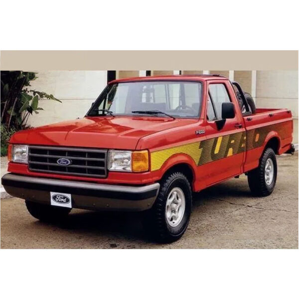 Kit Faixa Adesiva Para Ford F1000 1993 Turbo