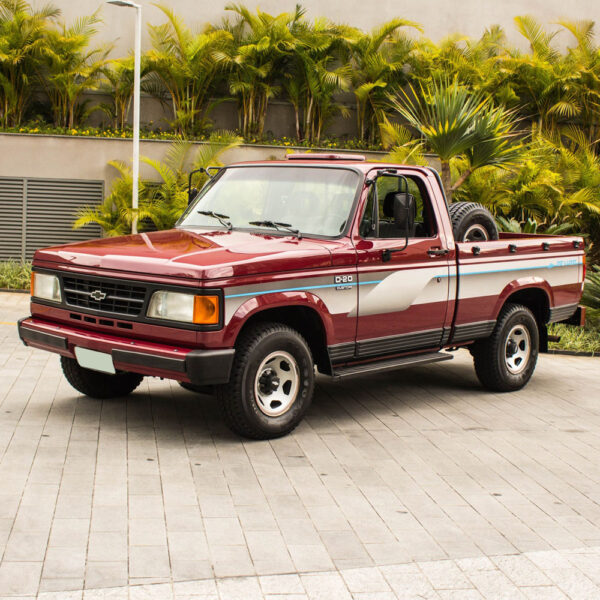 Conjunto Faixa Adesiva para Chevrolet D20 1993 Prata