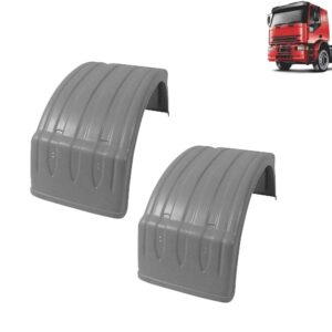 Par Para-Lama Traseiro para Caminhão Mb 1938s / 1944s Cinza Claro