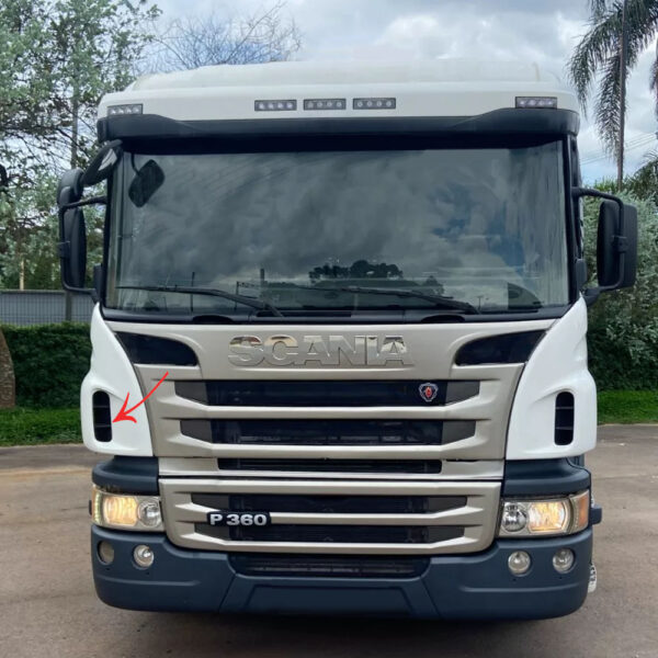 Acabamento Interno Defletor Coluna para Caminhão Scania P S5 Lado Direito