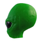 Boneco ET Alienígena Verde para Antena Rádio PX Caminhão