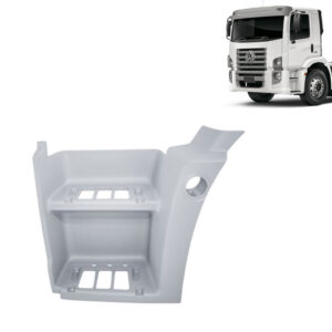 Estribo Cabine para Caminhão Vw Constellation 2 Estribos Lado Esquerdo Branco