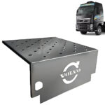 Acabamento Inox Tampa Caixa Bateria para Caminhão Volvo Fh 2010 Á 2014