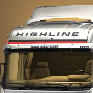 Chapa Painel Dianteiro Teto para Caminhão Scania S5 Highline