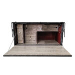 Caixa de Cozinha Para Caminhão Luxo 114 x 53 x 60 Salameira Porta Garrafas