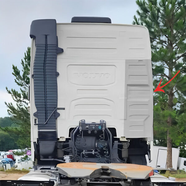 Chapa Traseira Cabine para Caminhão Volvo Fh Globetrotter Após 2015 Lado Direito