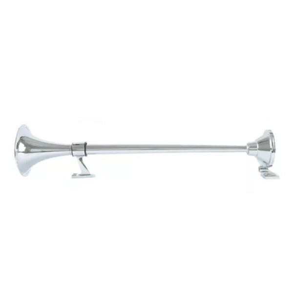 Buzina Marítima Cromada Metal Caminhão Corneta 74 cm sem Válvula