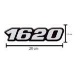 Par Emblema Resinado Lateral Para Caminhão Mb 1620