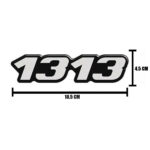 Par Emblema Resinado Lateral Para Caminhão Mb 1313