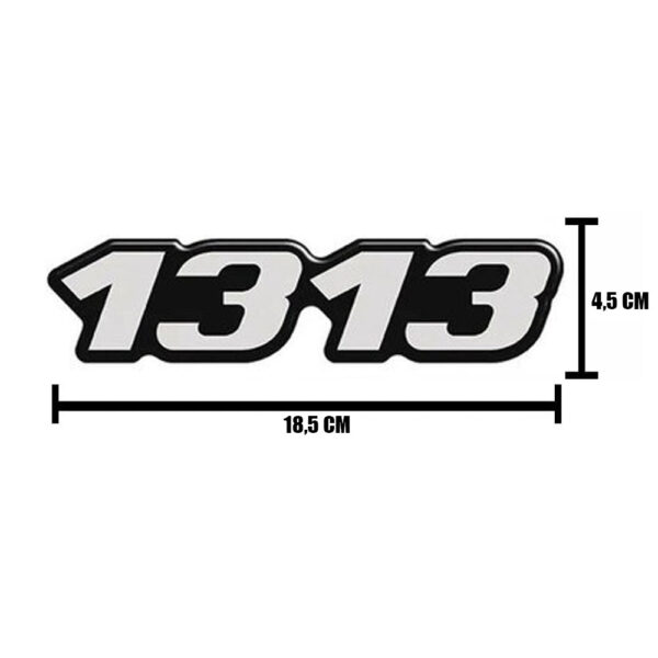 Par Emblema Resinado Lateral Para Caminhão Mb 1313