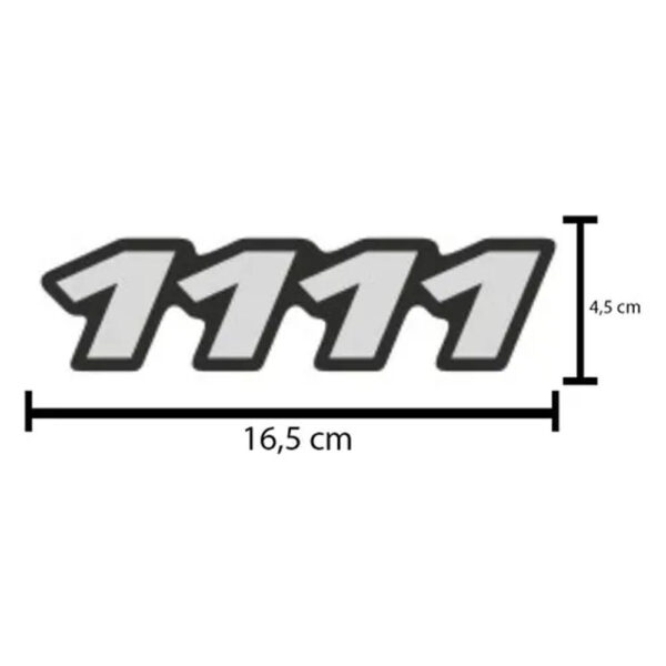Par Emblema Resinado Lateral Para Caminhão Mb 1111
