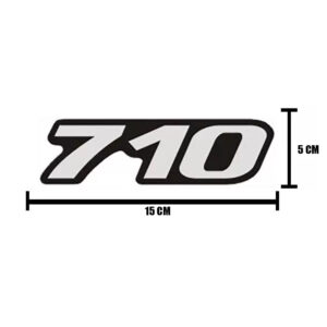 Emblema Resinado Lateral Para Caminhão Mb 710