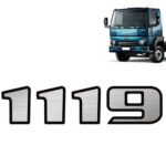 Emblema Escovado Frontal Para Caminhão Ford Cargo 1119