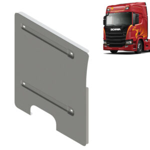 Tampa Inox Catalisador para Caminhão Scania NTG Lisa Com Recorte Mod 2024