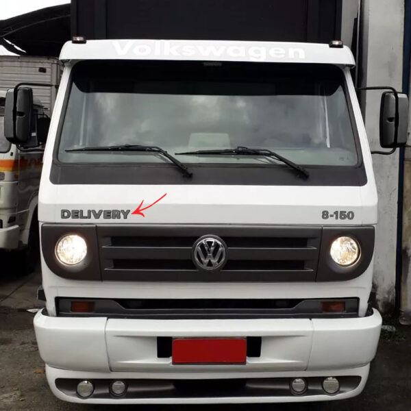 Emblema Escovado Frontal Para Caminhão Vw Delivery