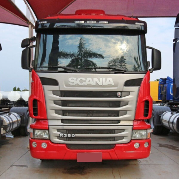 Emblema de Potência Cromado para Caminhão Scania R380 Após 2010