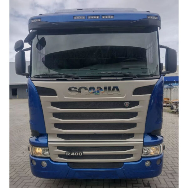 Emblema de Potência Cromado para Caminhão Scania R400 Após 2010
